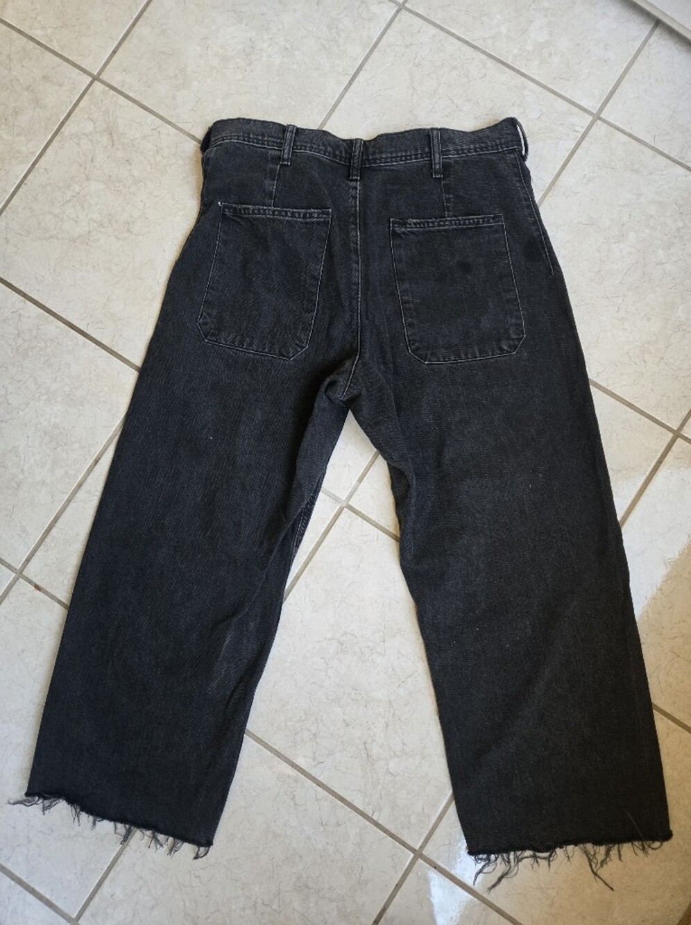 Lucky Brand High-Rise Wide Leg Jeans in Washed Black - Picture 6 of 6